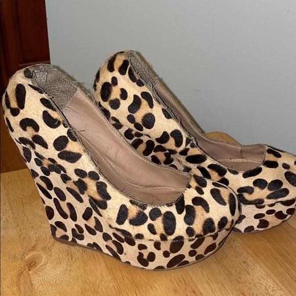 Leopard wedges - Picture 1 of 1